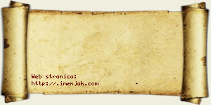 Jana Maksić vizit kartica